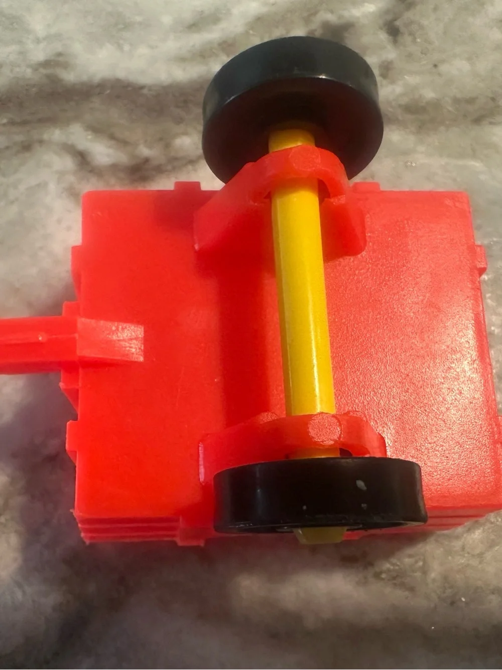 Vintage Fisher Price Farm Little People Set Yellow Farm Tractor Red Wagon